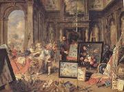 Jan Van Kessel Europe (centre panel) (mk14) Spain oil painting reproduction